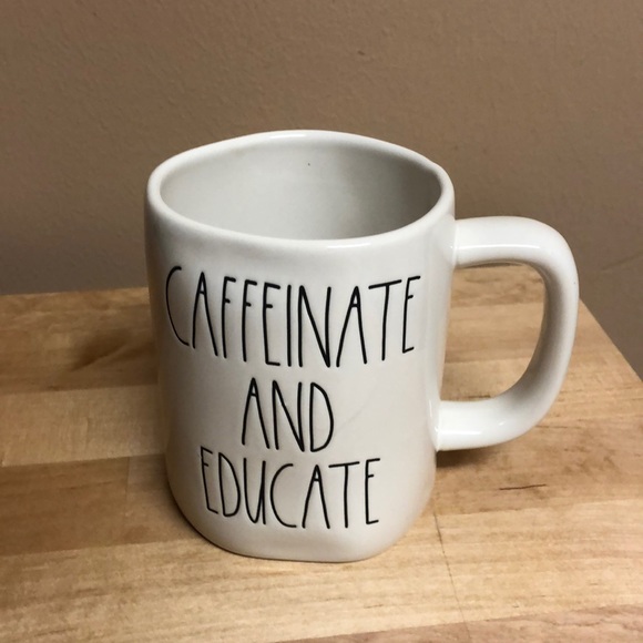 Rae Dunn Other - HP 🥳🙂 New Rae Dunn “Caffeinate and Educate” Mug